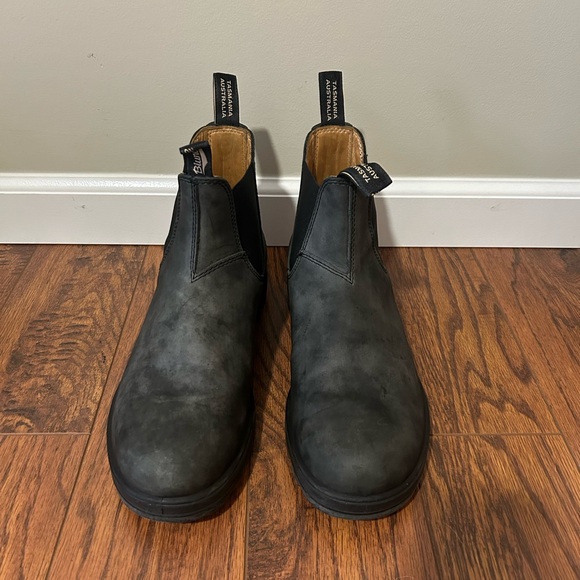 Blundstone 587 Rustic Black Chelsea Boots - Picture 5 of 9